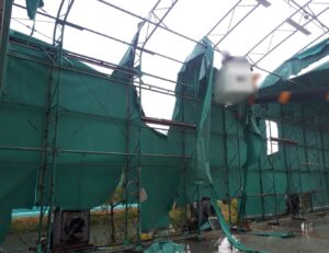 台風10号接近中⁉テント倉庫の台風対策についてご紹介いたします‼